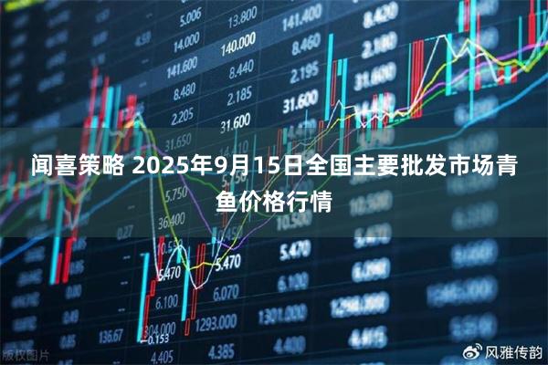 闻喜策略 2025年9月15日全国主要批发市场青鱼价格行情