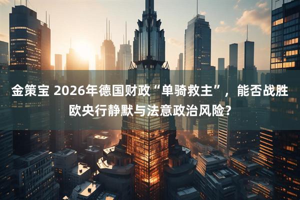 金策宝 2026年德国财政“单骑救主”，能否战胜欧央行静默与法意政治风险？