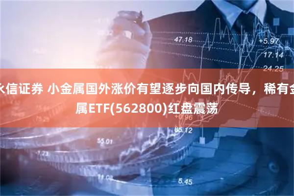 永信证券 小金属国外涨价有望逐步向国内传导，稀有金属ETF(562800)红盘震荡